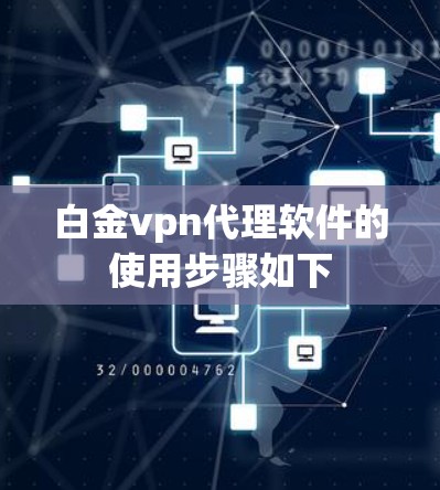 白金vpn代理软件的使用步骤如下