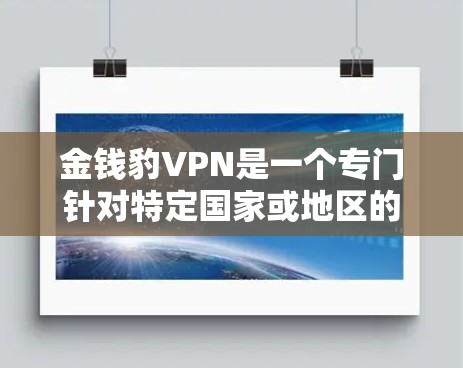 金钱豹VPN是一个专门针对特定国家或地区的VPN服务，旨在提供更专业和便捷的网络访问体验。以下是使用金钱豹VPN的综合评估