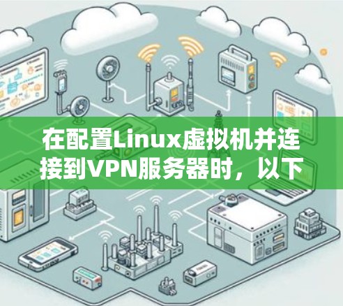 在配置Linux虚拟机并连接到VPN服务器时，以下是一个详细的步骤指南
