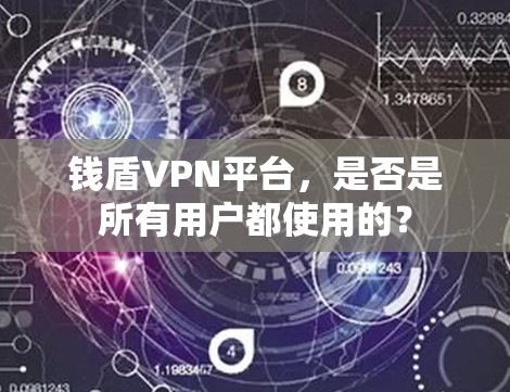 钱盾VPN平台，是否是所有用户都使用的？