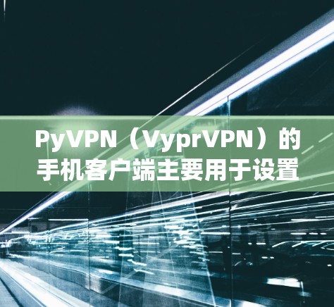 PyVPN（VyprVPN）的手机客户端主要用于设置和使用VPN服务。以下是使用PyVPN的安卓客户端的简单步骤