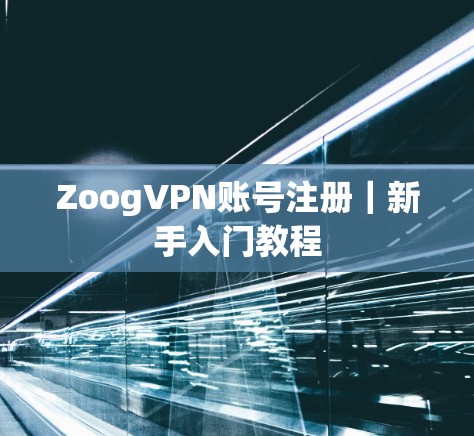 ZoogVPN账号注册｜新手入门教程