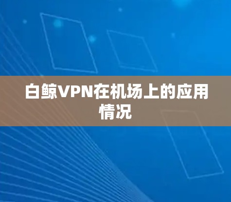 白鲸VPN在机场上的应用情况