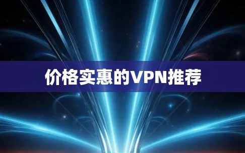 价格实惠的VPN推荐