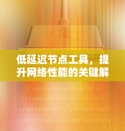 低延迟节点工具，提升网络性能的关键解决方案