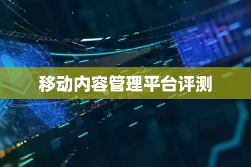 移动内容管理平台评测