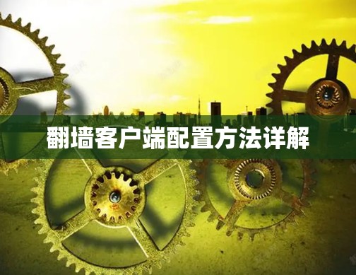 翻墙客户端配置方法详解