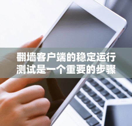 翻墙客户端的稳定运行测试是一个重要的步骤，以确保该客户端能够安全可靠地运行，避免因技术问题导致的安全风险或用户体验问题。以下是一些可以进行的测试
